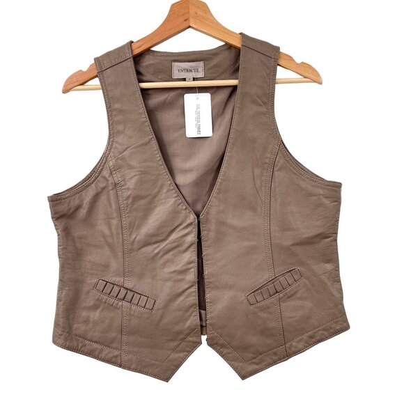 Entracte Goat Leather Vest - Picture 1 of 5